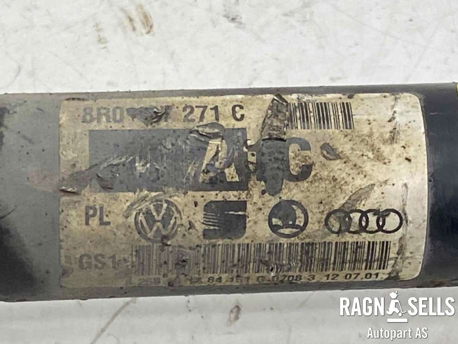Drivaksel høyre foran, diesel/automat til Audi Q5 2008-2012 (Type I, Fase 1)  (8R0 407 271 C|)