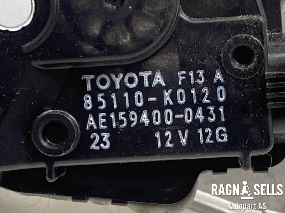 Viskermotor frontrute komplett m/overføring til Toyota Yaris Cross (SUV) 2021-->>  (851500D340|85110K0120|)