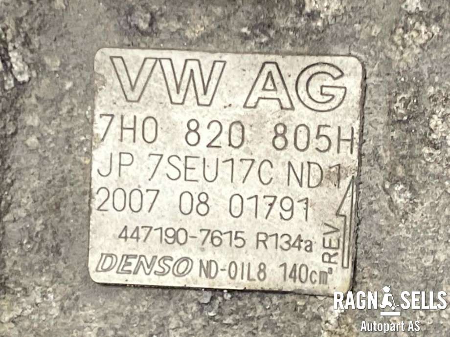 Aircondition kompressor til VW Transporter / Caravelle 2003-2009 (Fase 1) (T5) (T5) (DENSO|7H0 820 805 J|)