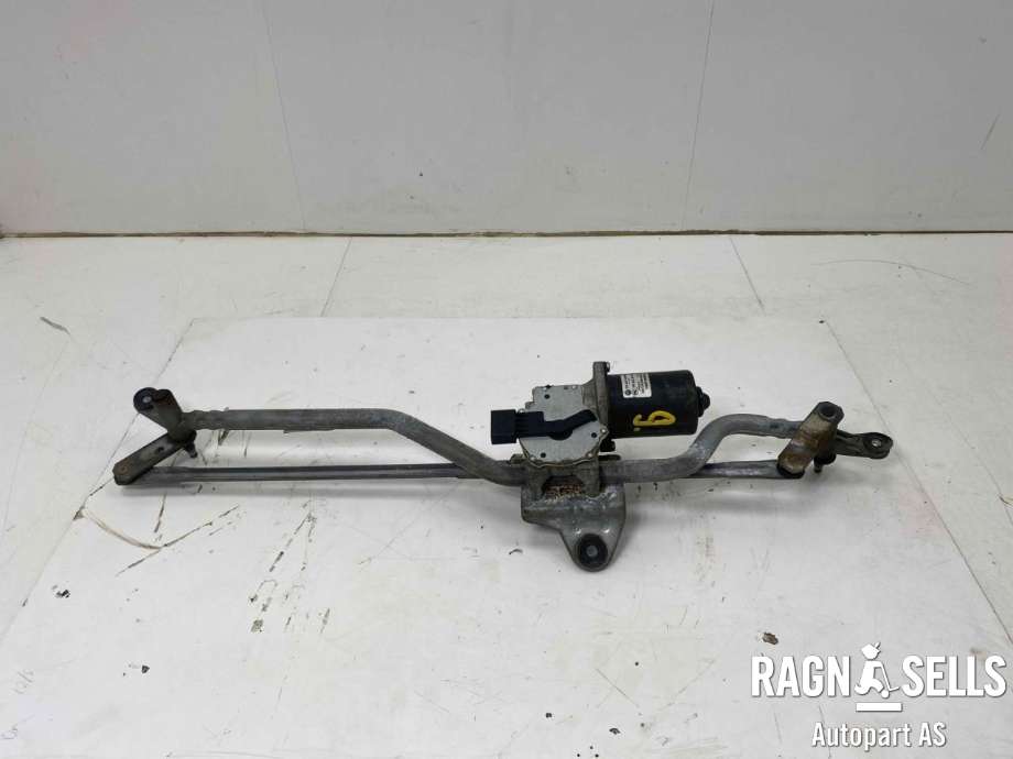 Viskermotor frontrute komplett m/overføring til VW Transporter / Caravelle 2003-2009 (Fase 1) (T5) (T5) (7E1 955 113B PL9|443 122 351 017|)