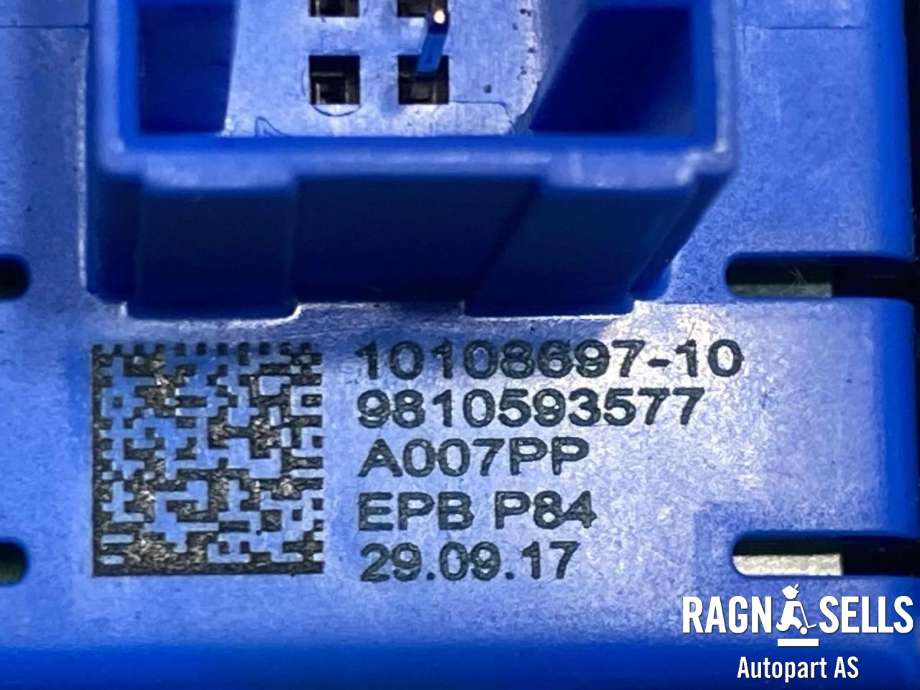 Bryter elektrisk håndbrekk/parkbrems til Peugeot 5008 2017-->> (Type II)  (9810593577|)