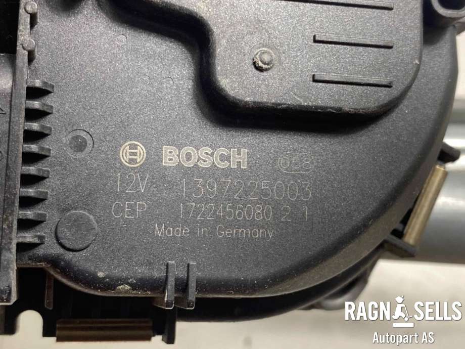 Viskermotor frontrute komplett m/overføring til Peugeot 5008 2017-->> (Type II)  (BOSCH|1397225003|)