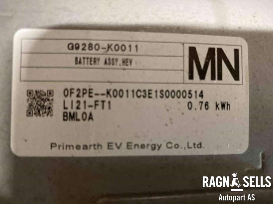 Batteripakke hybrid til Toyota Yaris Cross (SUV) 2021-->>