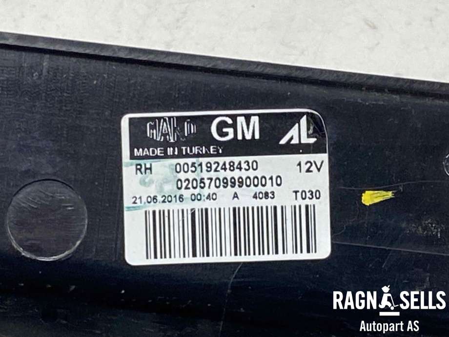 Baklykt høyre til Opel Combo D 2012-2018  (00519248430|02057099900010|)