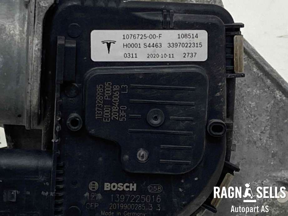 Viskermotor frontrute komplett m/overføring til Tesla Model 3 2018-2023 (Fase 1)  (1076725 00|)