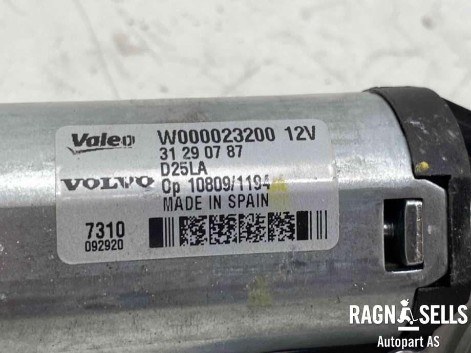 Viskermotor bakrute til Volvo V70 2007-2013 (Type III, Fase 1)  
