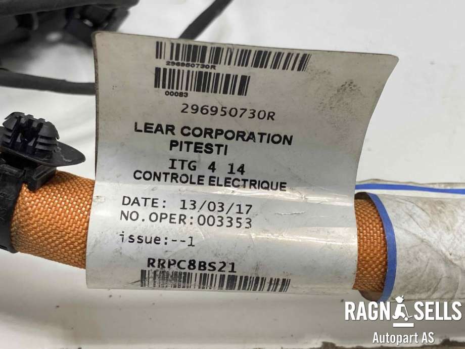 Batterilader inntak/luke til Renault Zoe 2013-2019 (Fase 1)  (296950730R|296938589R|)