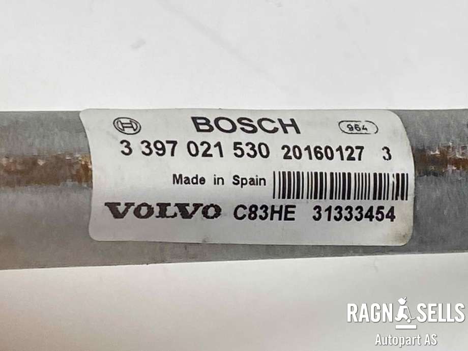 Viskermotor frontrute komplett m/overføring til Volvo XC60 2014-2017 (Type I, Fase 2)  
