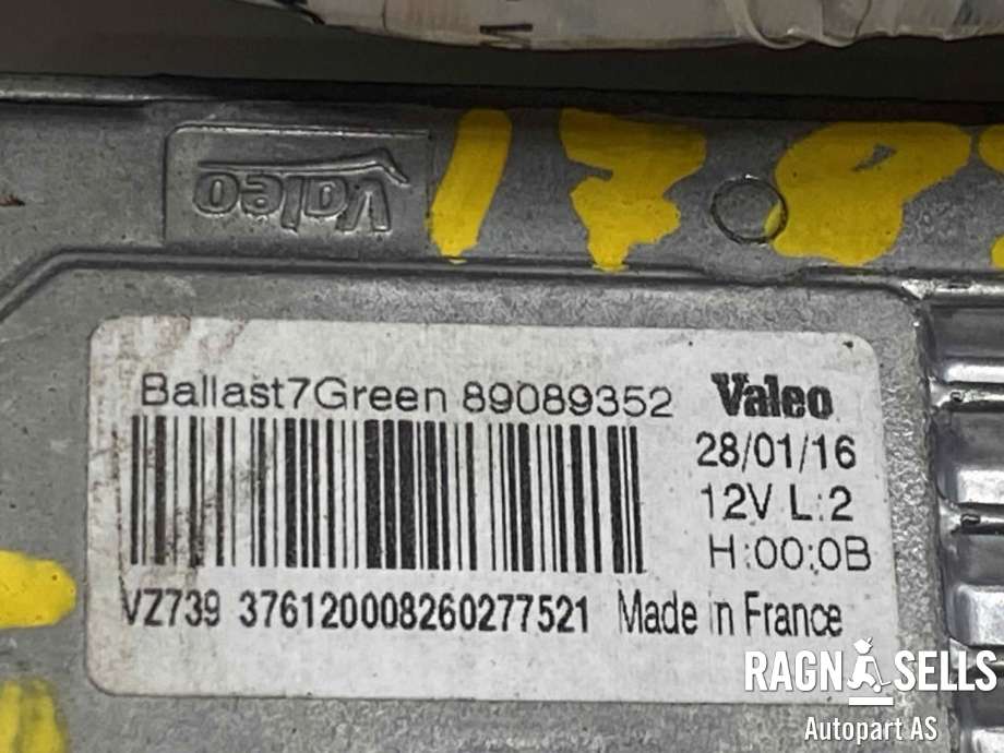 Styreenhet xenon/ballast til Volvo XC60 2014-2017 (Type I, Fase 2)