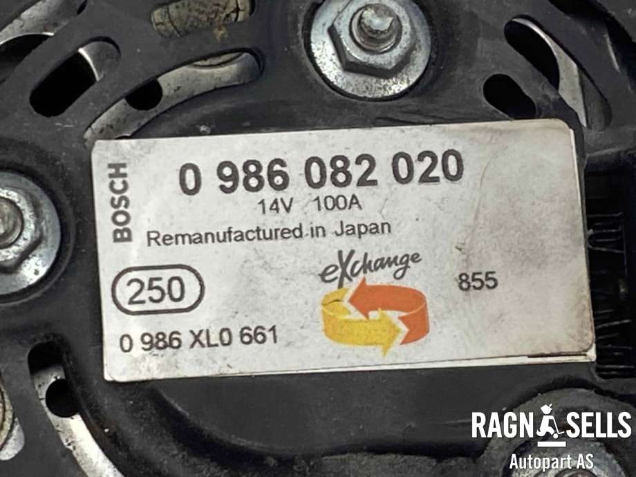 Dynamo diesel til Toyota Corolla 2002-2007  (BOSCH|0 986 082 020|)