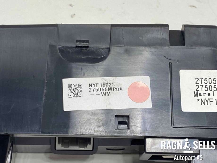 Varmeapparat betjening til Nissan Ariya 2022-->> (20150207|275004EA1A|8165T907771)