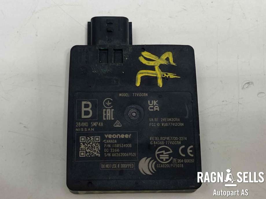 Sensor radar til Nissan Ariya, 2022-->>  (284N05MP4A)