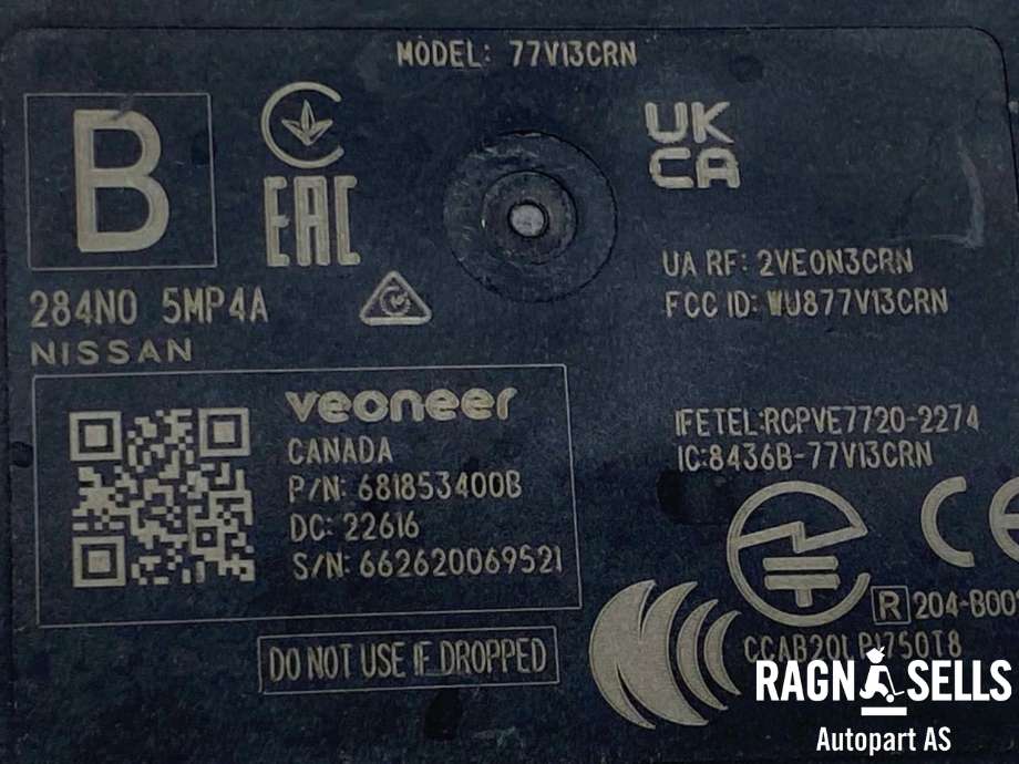 Sensor radar til Nissan Ariya 2022-->>  (284N05MP4A|)