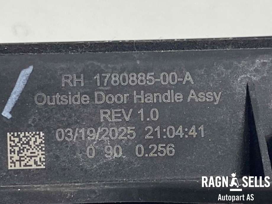 Dørhåndtak utv høyre bak til Tesla Model 3 2024-->> (Fase 2) (178088500A|)