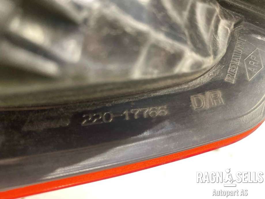 Baklykt høyre til Renault Kangoo 2008-2021 (Type II)  (89089134|265500014R|)