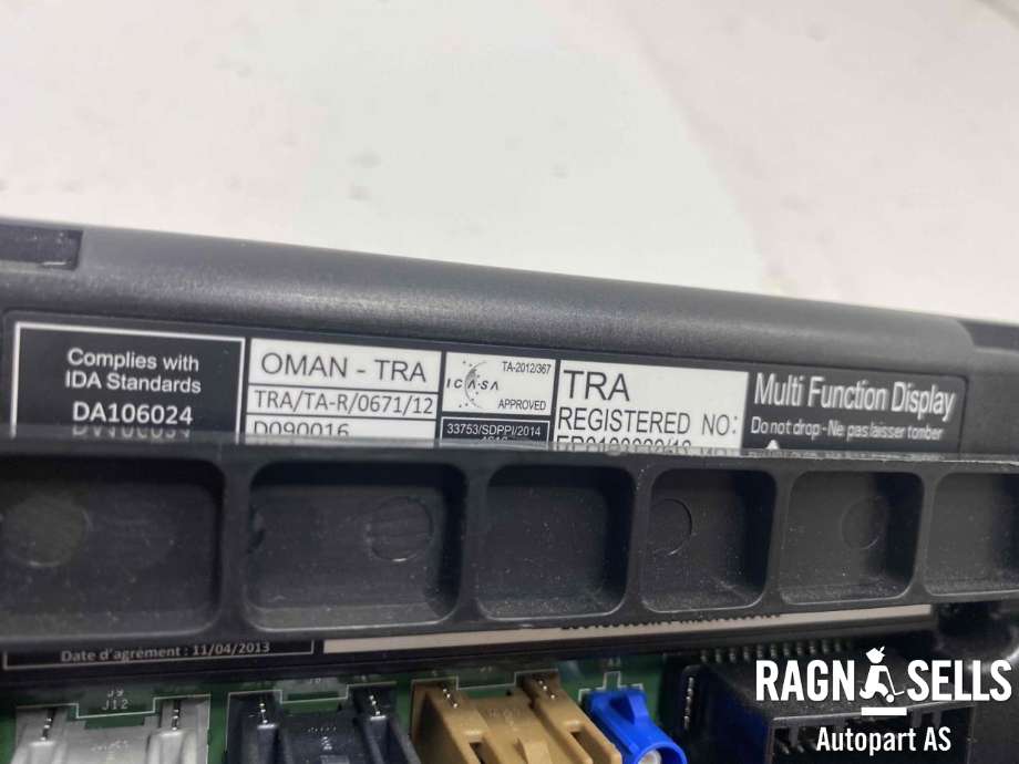 Bilstereo navigasjon skjerm til Renault Kangoo 2008-2021 (Type II)  (0355149666|259156379R|)