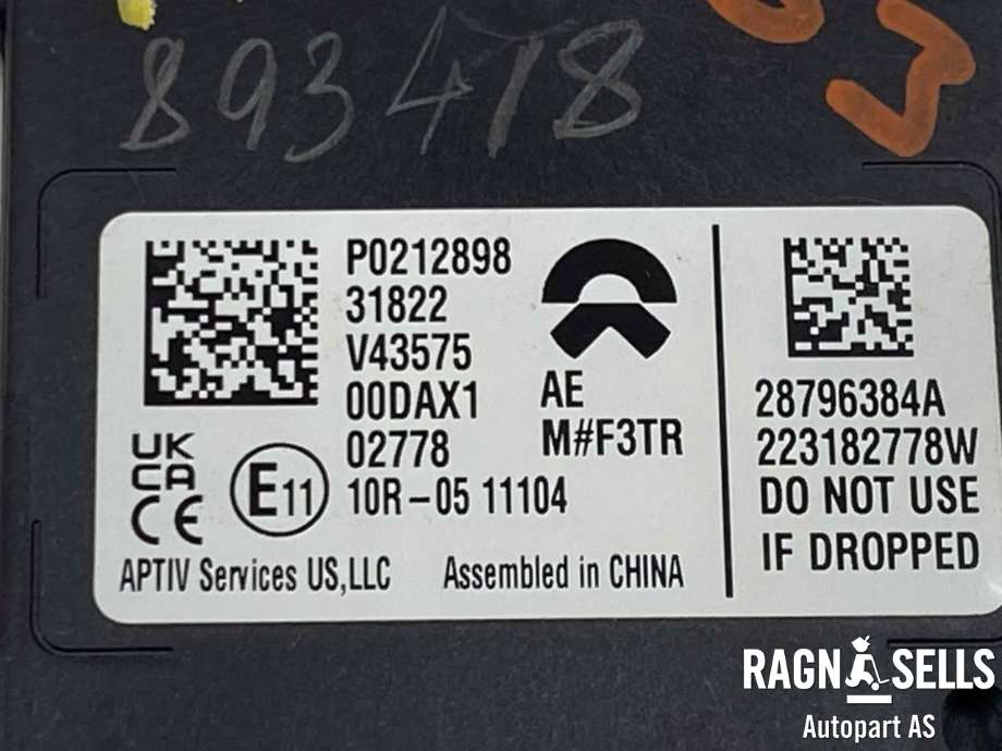 Sensor radar til NIO ET5 2023-->> (P0212898|)