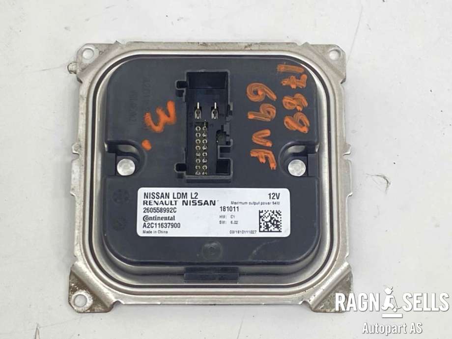Styreenhet xenon/ballast til Nissan Leaf, 2018-->> (Type II)  