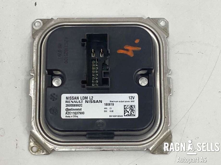 Styreenhet xenon/ballast til Nissan Leaf, 2018-->> (Type II)  