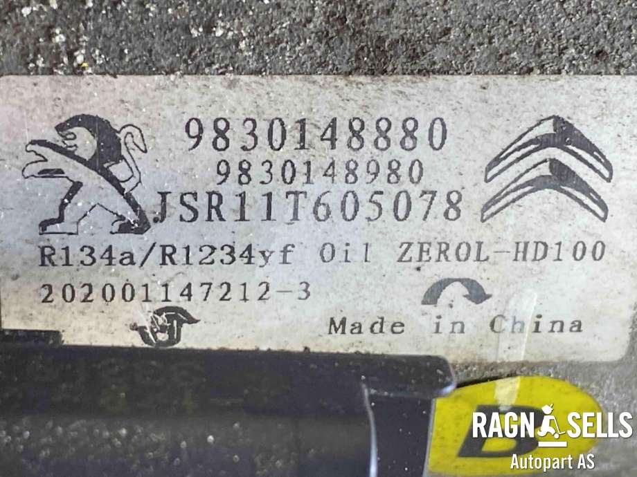 Aircondition kompressor til Toyota Proace 2016-->> (Type II)