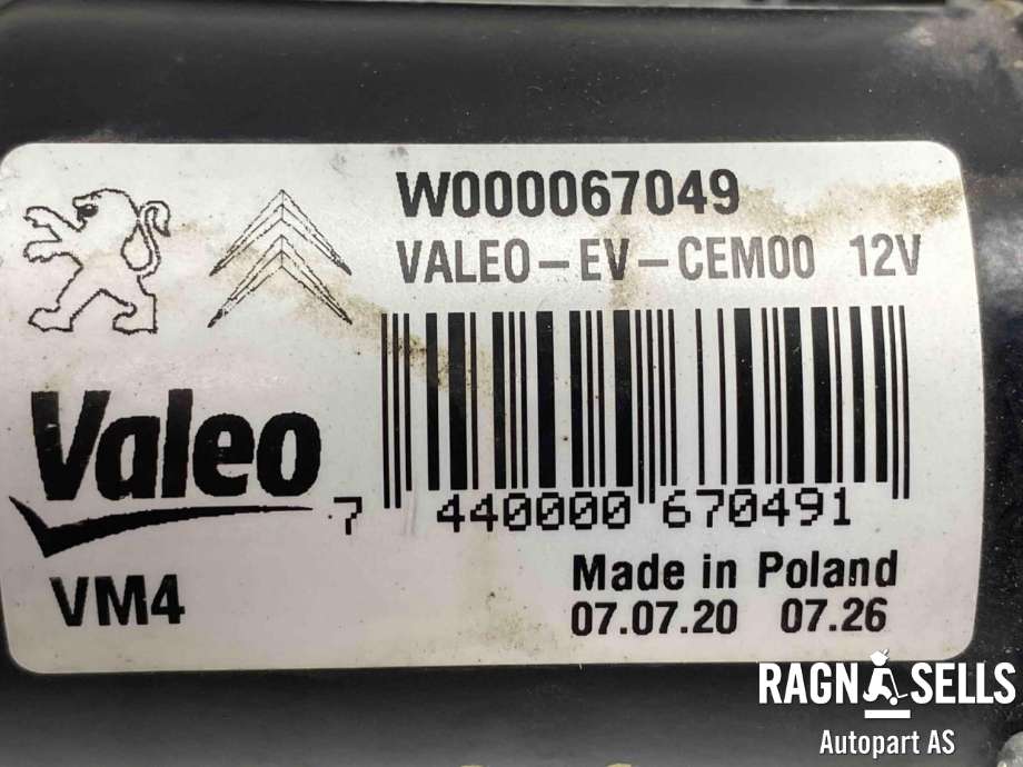 Viskermotor frontrute komplett m/overføring til Toyota Proace 2016-->> (Type II)  (8511002190|8515002170 OVERFØRING|)