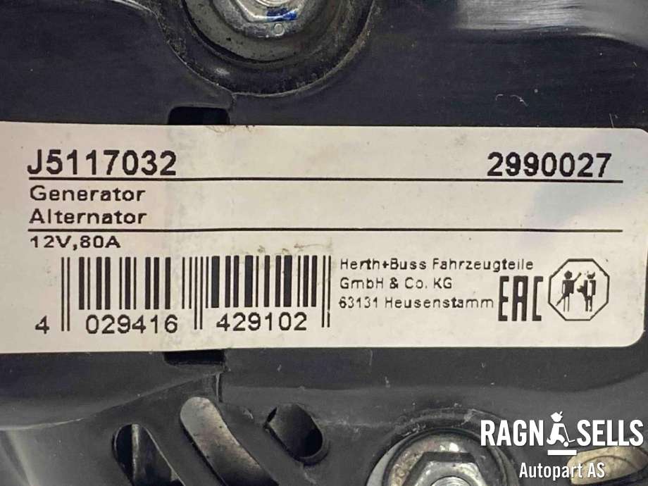 Dynamo diesel til Isuzu D-Max 2007-2012 (Type I)