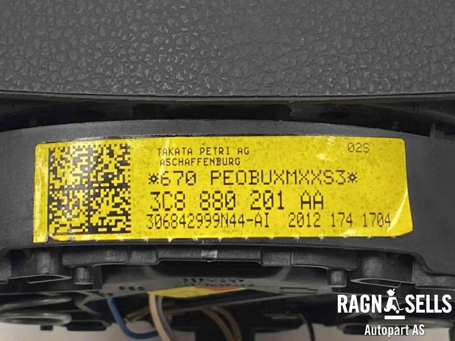 Airbag rattpute til VW Passat 2011-2015 (B7) (B7) (3C8 880 201 AH|)