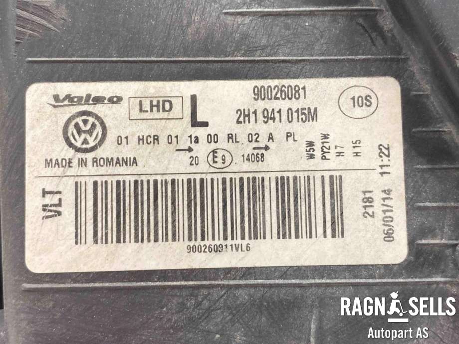 Frontlykt venstre halogen til VW Amarok 2010-2016 (Type I, Fase 1) (2H1 941 015 AA|)