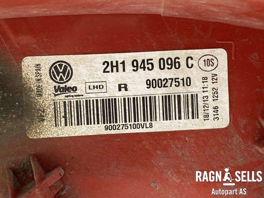 Baklykt høyre til VW Amarok 2010-2016 (Type I, Fase 1)  (2H1 945 096 G|)