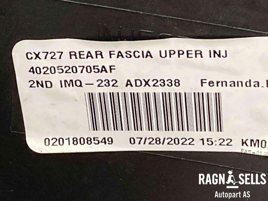Støtfanger bak til Ford Mustang Mach-e 2020-->>