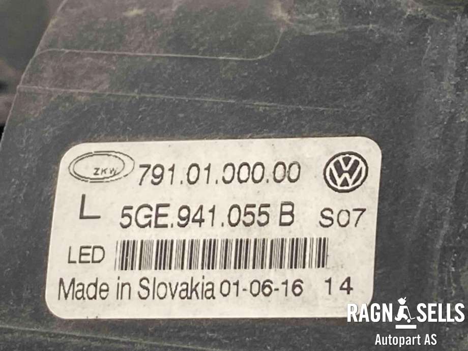 Kjørelys led venstre foran til VW e-Golf 2014-2017 (Fase 1)