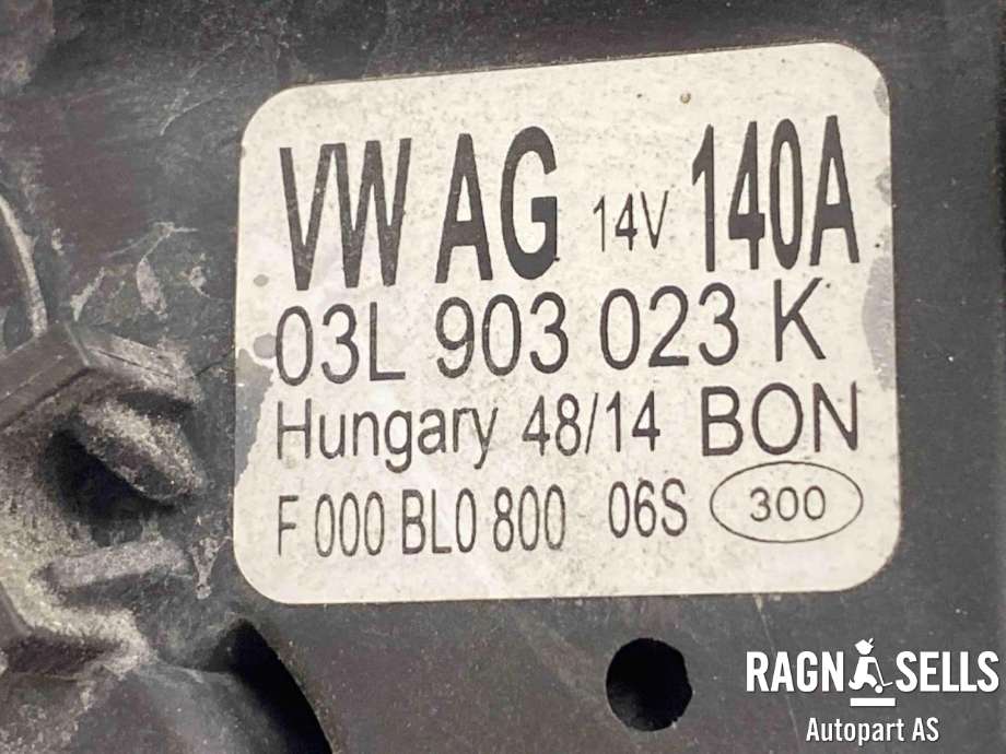 Dynamo til VW Passat 2015-2019 (Fase 1) (B8) (B8) (04C903021A|04C903021AX|04C903023K|04C903023KX|04C903023L|04C903023LX|04C903023M|04C903023MX|04C903023T|04C903023TX|04E903024S|04E903024SX)