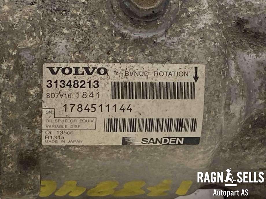 Aircondition kompressor til Volvo V60 2010-2013 (Type I, Fase 1) (30742206|589B888586)