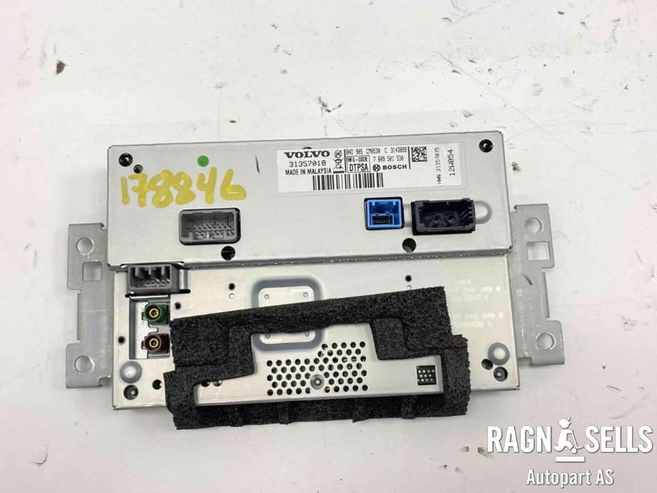 Bilstereo navigasjon skjerm til Volvo V60 2010-2013 (Type I, Fase 1)  (31350695|7505800003|)