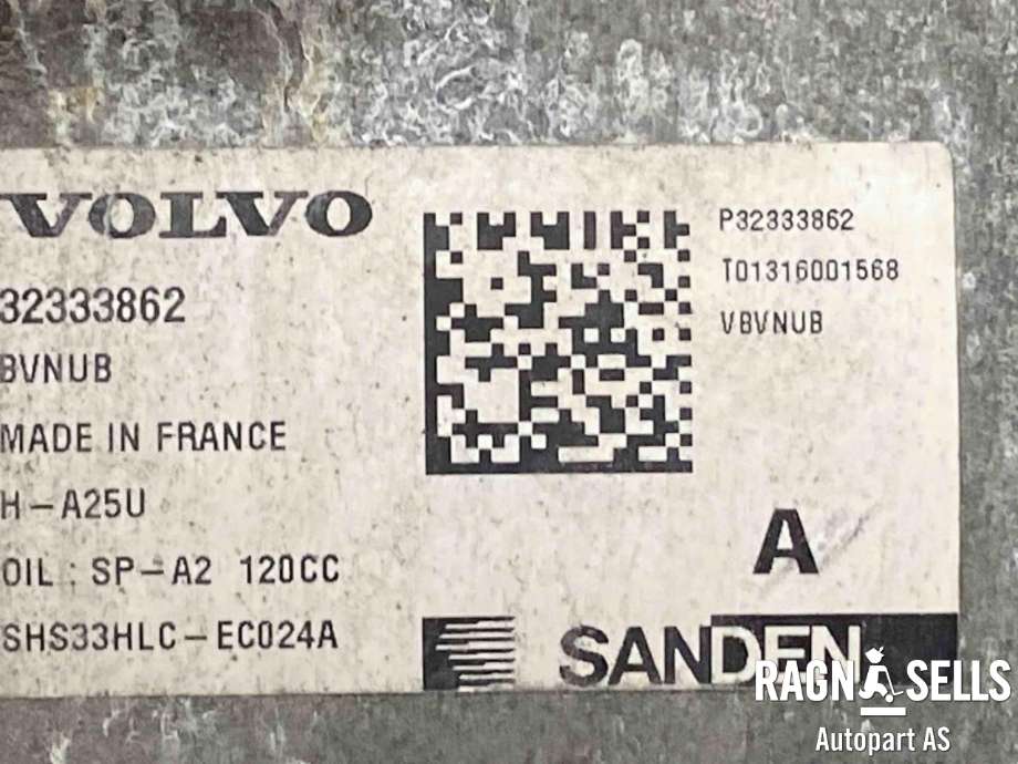 Aircondition kompressor hybrid til Volvo XC90 2015-2025 (Type II)  (32333862|)
