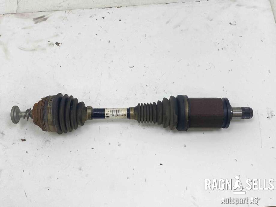 Drivaksel venstre foran, diesel/automat til BMW X1, 2009-2015 (E84) (E84) (7591681 A102)