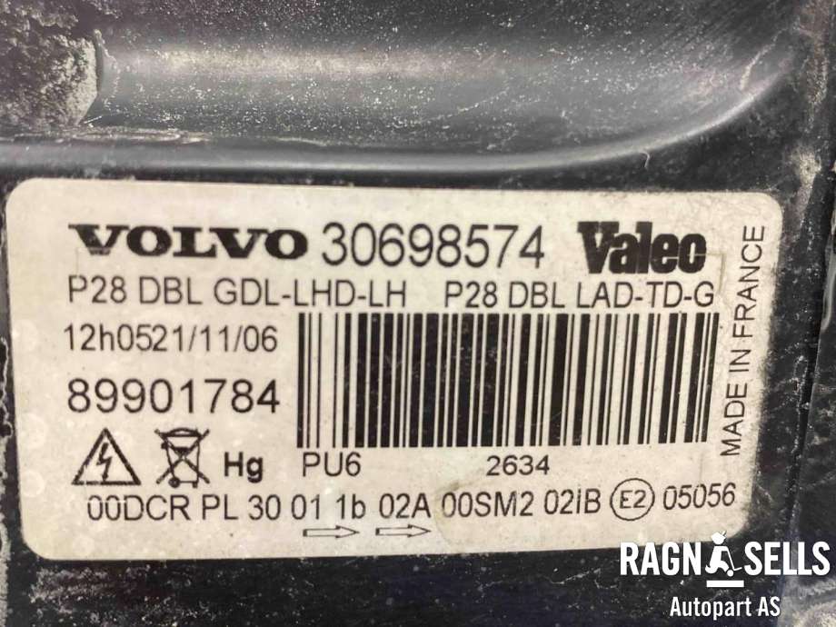 Frontlykt venstre xenon til Volvo XC90 2002-2006 (Type I, Fase 1)  (30698574| 31446868|89901784|89034934|)