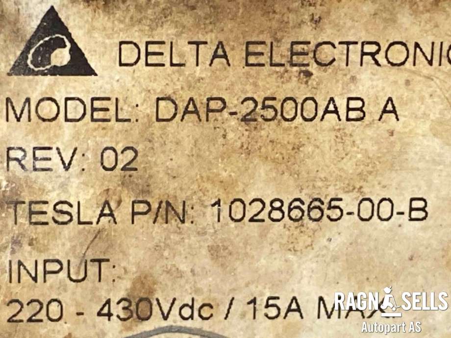 DCDC converter elbil til Tesla Model S 2013-2016 (Fase 1)  (DAP2500AB|102866500B|)