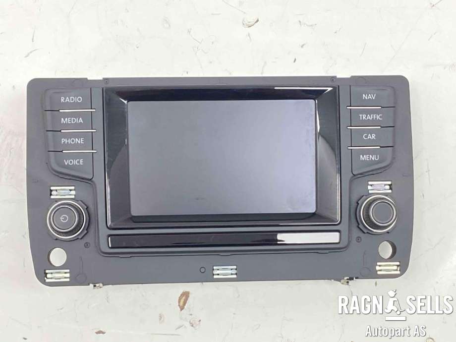 Bilstereo betjeningspanel til VW Golf VII, 2012-2017 (Fase 1) (5G0919605D)