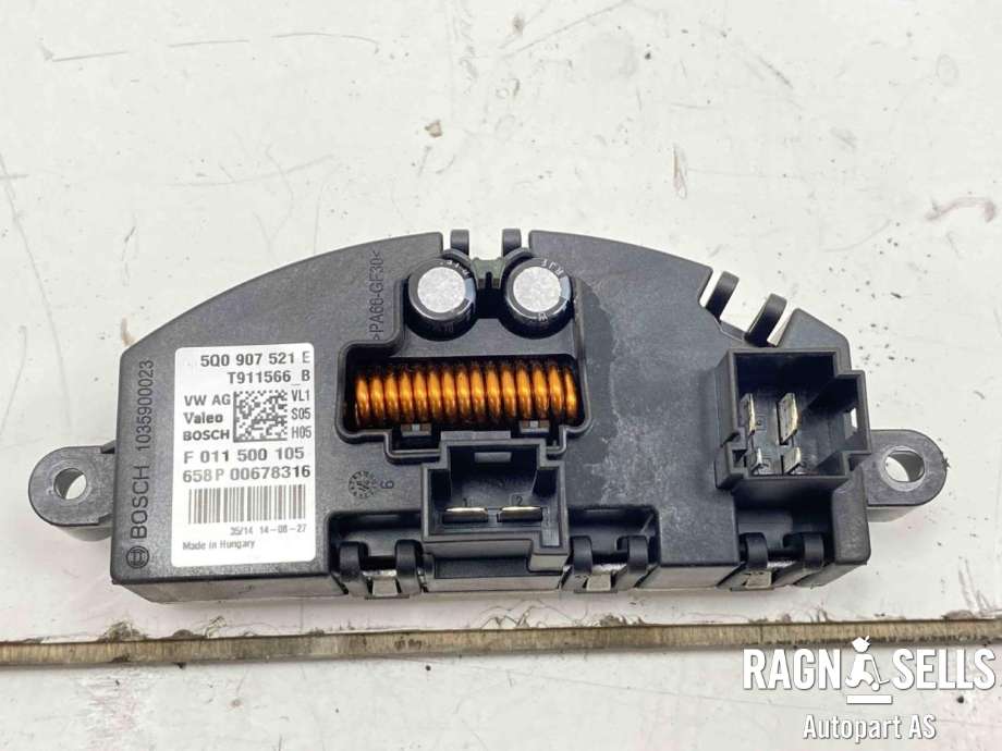 Varmeapparat motstand til VW Golf VII 2012-2017 (Fase 1)  (5Q0 907 521 C|F 011 500 108|5Q0 907 521 E)