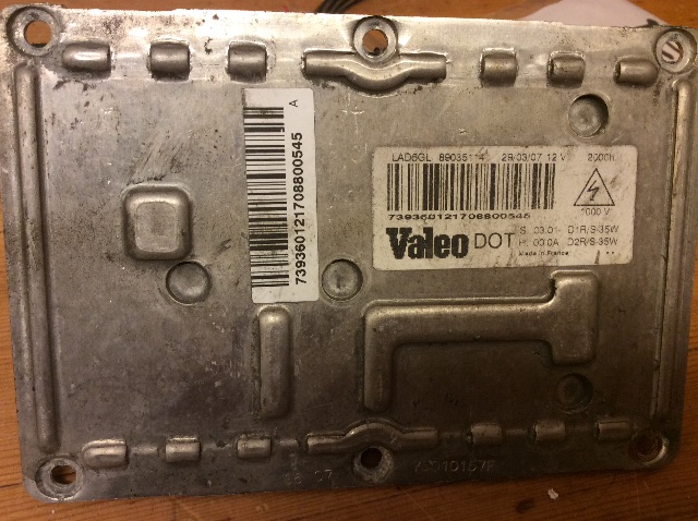 Styreenhet xenon/ballast til Citroën C5 2005-2008 (Type I, Fase 2)