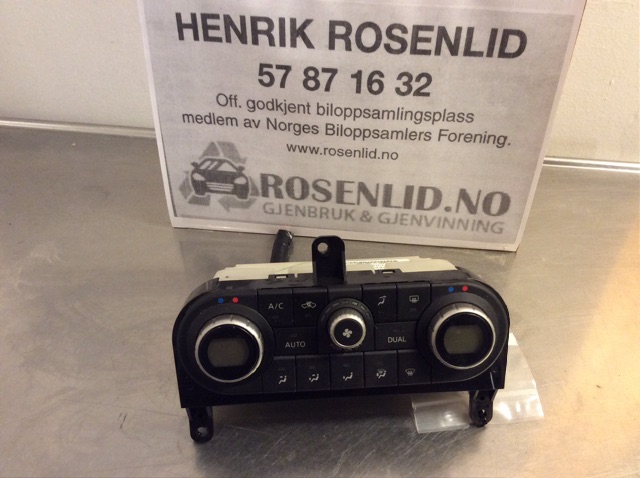 Varmeapparat betjening til Nissan Qashqai, 2010-2014 (Type I, Fase 2)