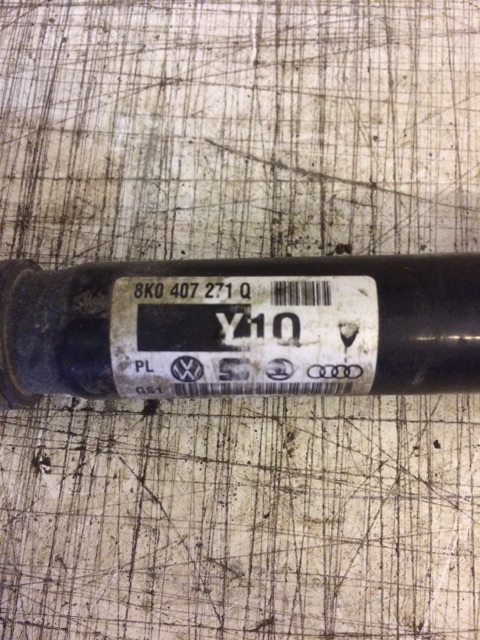 Drivaksel høyre foran, diesel/automat til Audi A5 2007-2016 (Type I)  