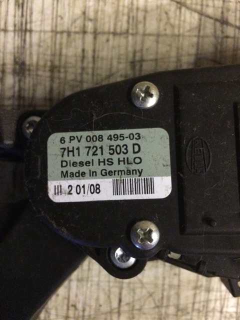 Pedal gass til VW Transporter / Caravelle 2003-2009 (Fase 1) (T5) (T5) 