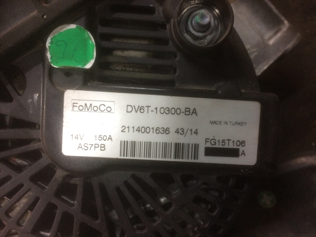 Dynamo til Ford Transit Connect 2013-2018 Type II, Fase 1  