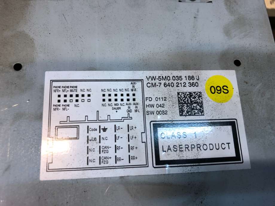 Bilstereo til VW Transporter / Caravelle 2009-2015 (Fase 2) (T5) (T5) (5M0035186J|)