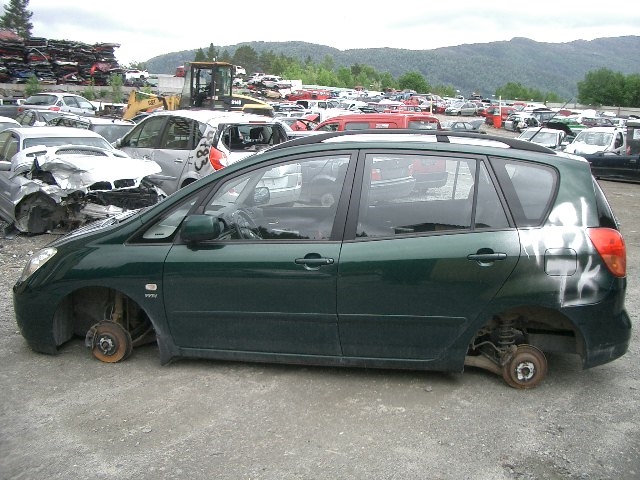 Toyota Verso 2002-2004 (COROLLA) (COROLLA), Motorkode: 3ZZ-FE, Girkassekode: 