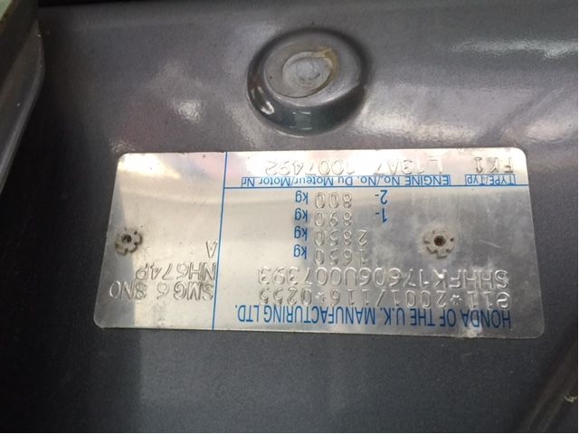 Honda Civic 2006-2011 (Type VIII) , Motorkode: L13A7, Girkassekode: 
