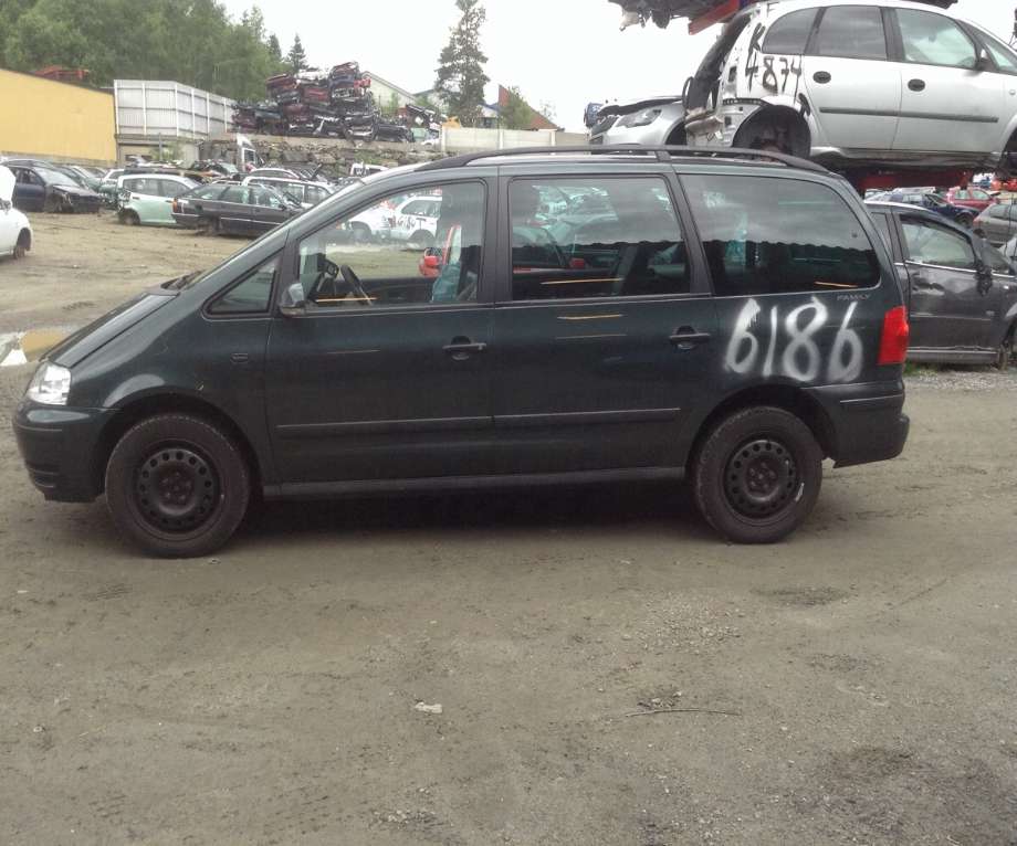 VW Sharan 2000-2010 (Type I, Fase 2) , Motorkode: AUY, Girkassekode: FUX