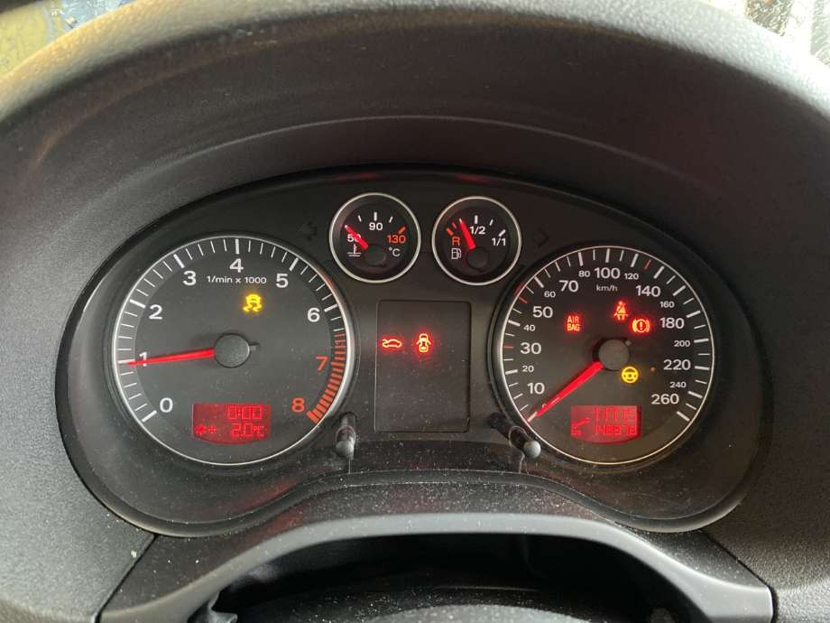 Audi A3 2003-2008 (Type II, Fase 1) , Motorkode: BSE, Girkassekode: FVH
